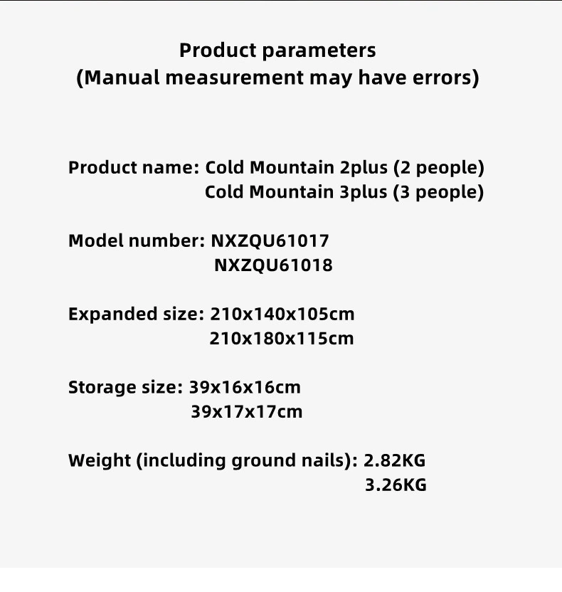 Cheap Goat Tents Mobi Garden Nature Hike Camping Tent Travel Outdoor Rainproof Alpine Desert Snow Camping Equipment Snow Skirt 2 3 Person Tent   